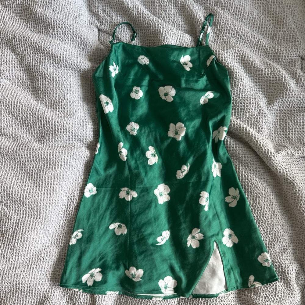 Princess Polly Emerald Floral Dress